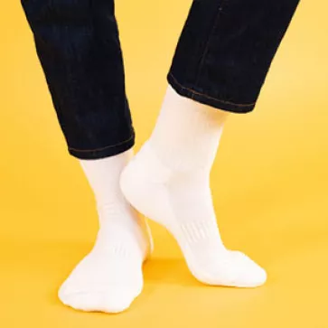 Chaussettes coton bio bouclettes