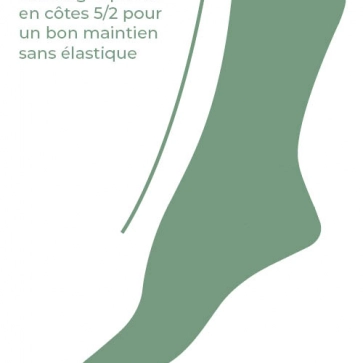 Chaussettes coton bio Santé  