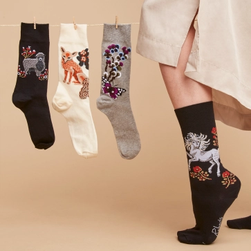 Chaussettes coton bio Dom Robert