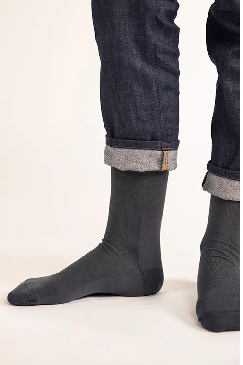 Chaussettes fil ecosse biologique feur 1 2