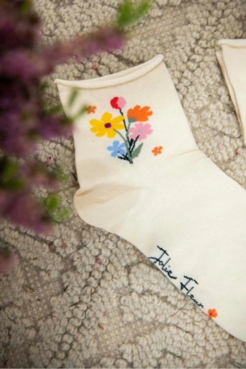 Chaussettes fleurs COTCF 2