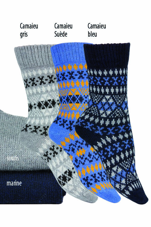 Chaussettes mérinos moelleuses bonnes affaires