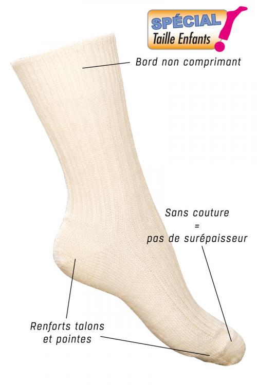 Chaussettes laine enfant 2
