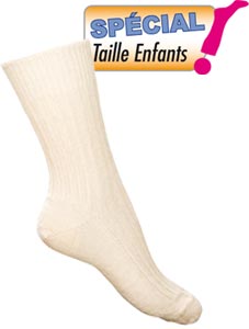 Chaussettes laine mohair pour enfant