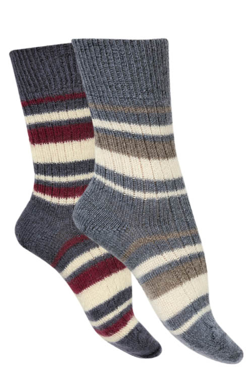 Chaussettes Laine Mohair Multicolores Bonnes affaires