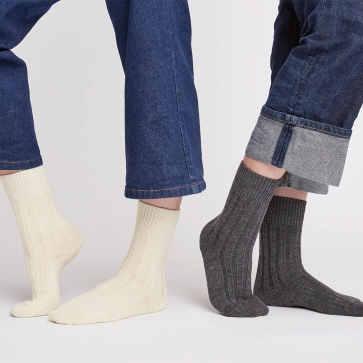 Chaussettes en laine m&eacute;rinos d&rsquo;Arles ultra-solides