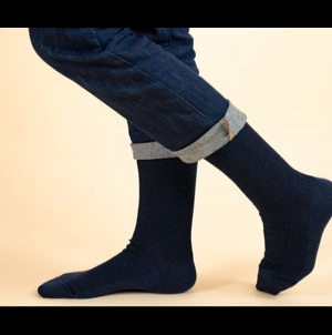 Chaussettes sans couture laine mérinos et soie santé 