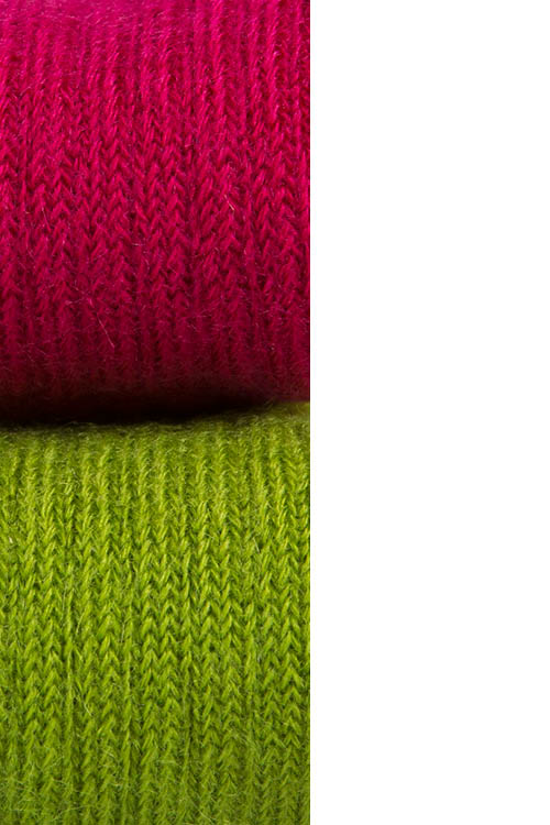 Chaussettes mohair laine bam couleur