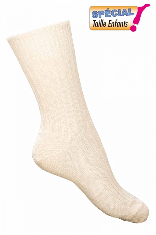 Chaussettes sans couture laine mohair pour enfant