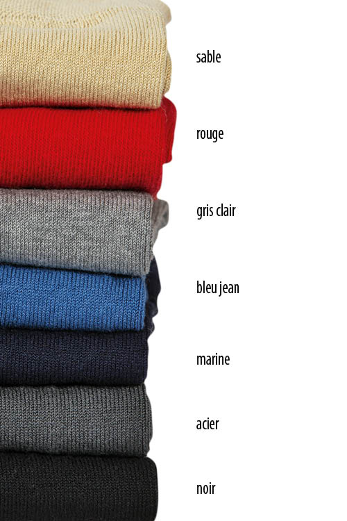 Chaussettes solides fil ecosse sfeur couleurs bam