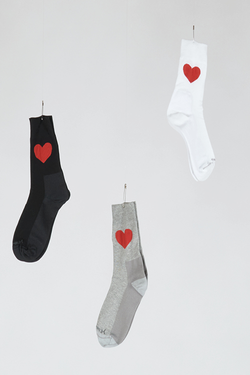 Chaussettes en coton Coeur ultra-solides