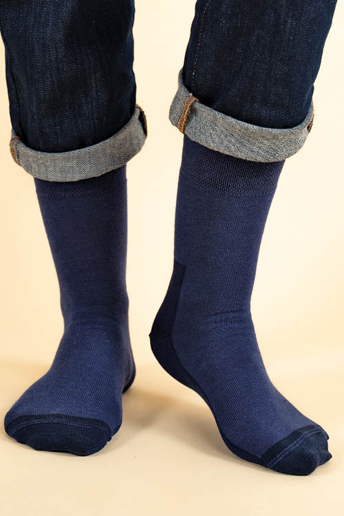Chaussettes coton bio et seacell ultra-solides