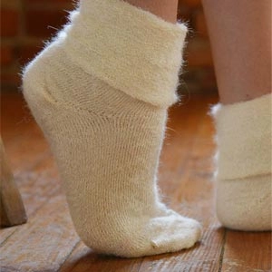 Chaussons Laine mohair  