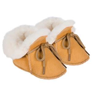 Chaussons peau d'agneau pour bébés