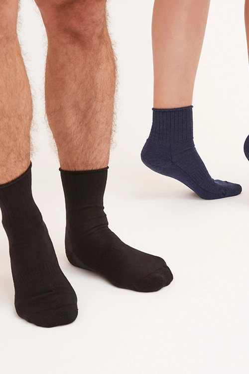 Chaussttes bouclettes merinos soie sante ultrasolides SMBUS 2