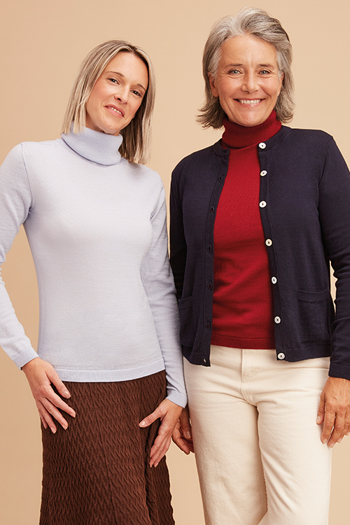 Col roulé laine mérinos pour femme