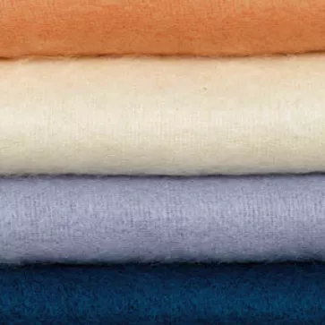 Couverture laine mohair lit 2 places