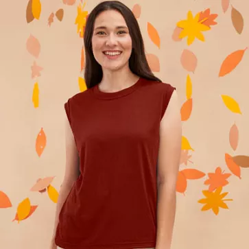 Débardeur en laine mérinos pour femme 