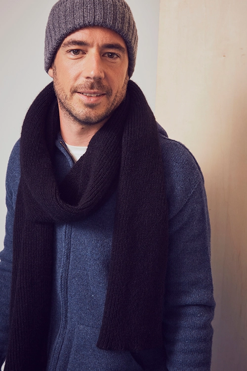 Écharpe laine recyclée Alex pour homme