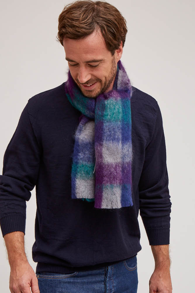 Grande écharpe laine homme - Missegle : Fabricant écharpe