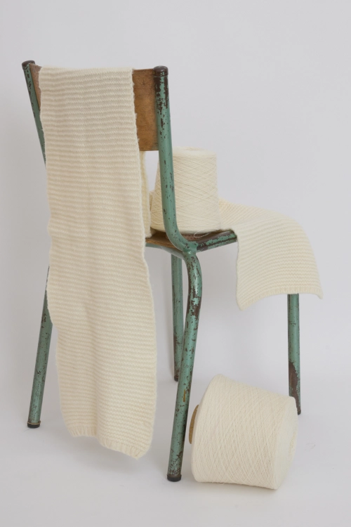 Écharpe laine recyclée mixte 