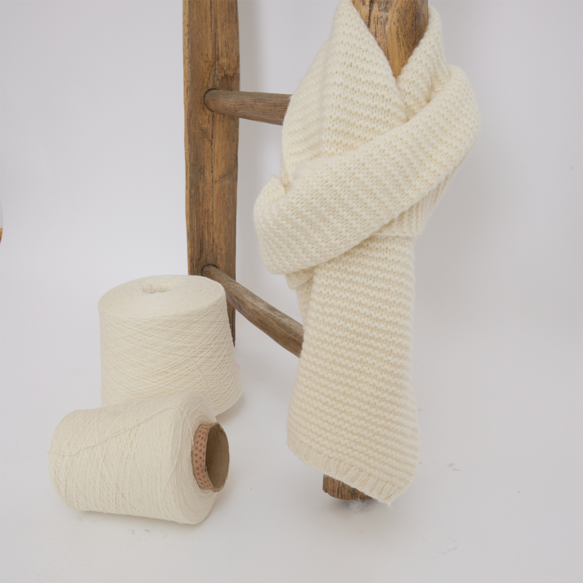 Écharpe mixte en laine recyclée - Lot de 11