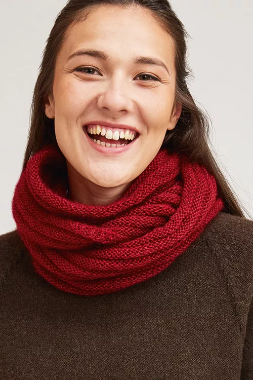 Echarpe laine snood 1