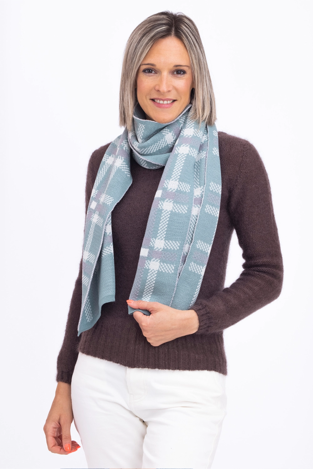 Echarpe merinos mixte femme MEEHG 3