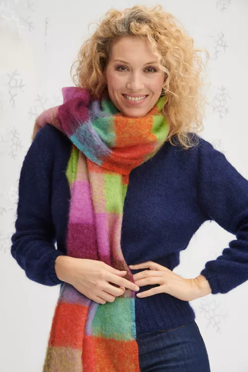 Etole laine mohair et soie femme t C