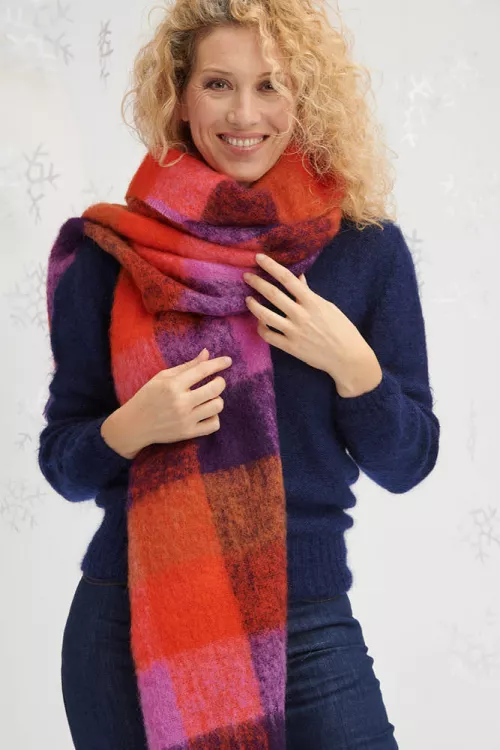 Etole laine mohair et soie femme t D