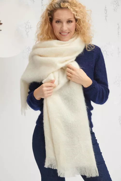 Etole laine mohair et soie femme t b
