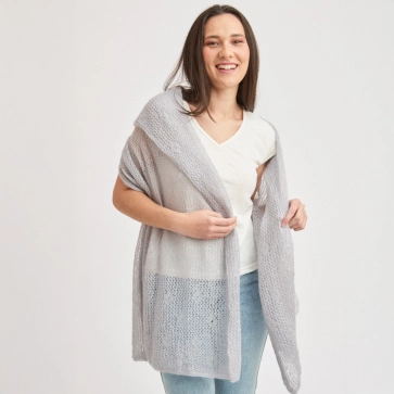 &Eacute;tole s&eacute;duction laine mohair et soie pour femme 