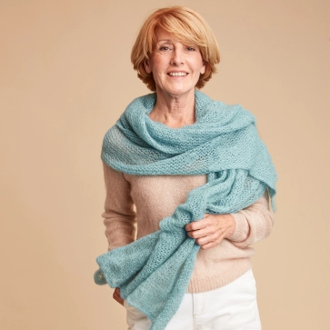 Étole séduction laine mohair et soie pour femme 