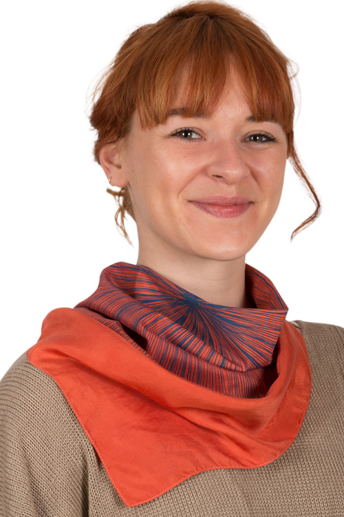 Foulard en Soie de juliette 60 x 60 cm