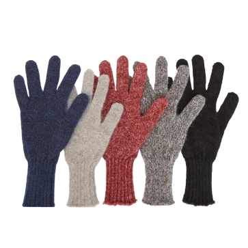 Gants duvet de mohair et yack mixtes