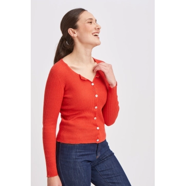 Gilet fin en lin coton bio et seacell