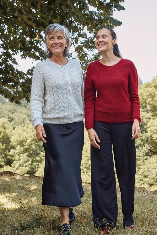 Gilet laine ajoure gma 2