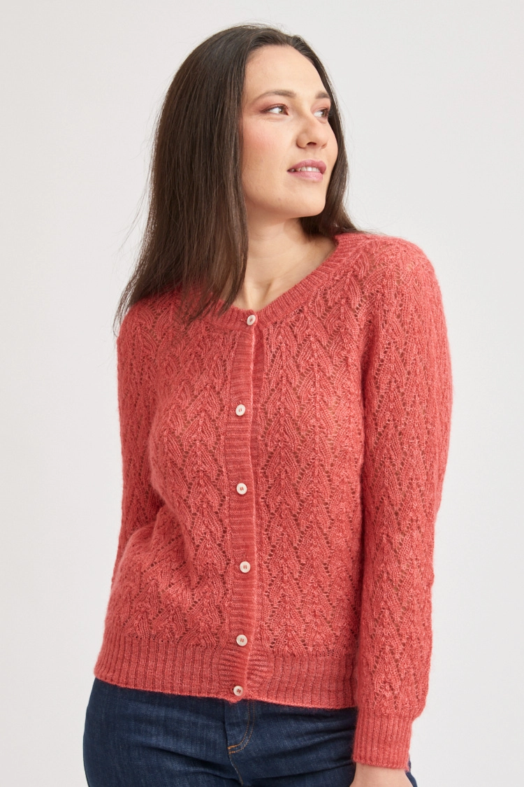 Gilet laine ajoure gma B