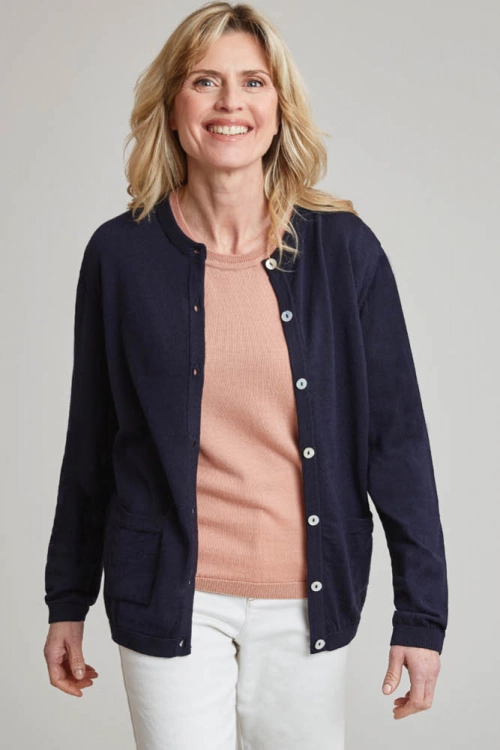 Gilet laine mérinos à poches