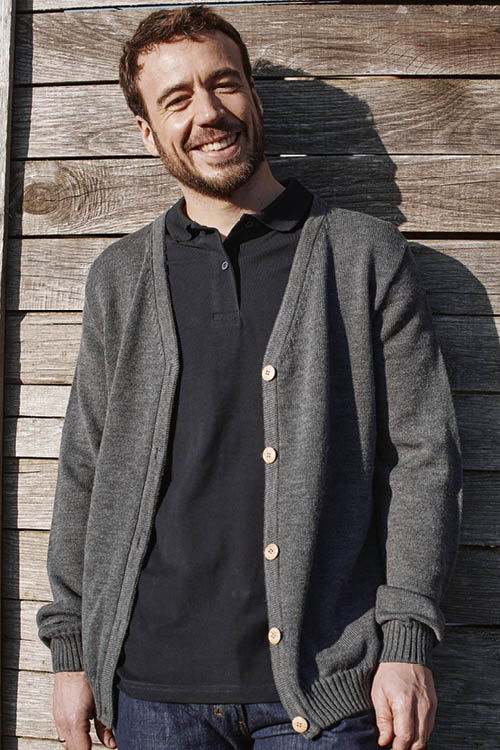 Gilet en laine homme mérinos