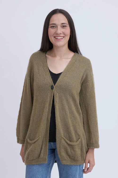 Gilet laine mohair long femme bamgbmn 3