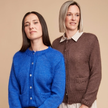 Gilet en laine &agrave; poches femme