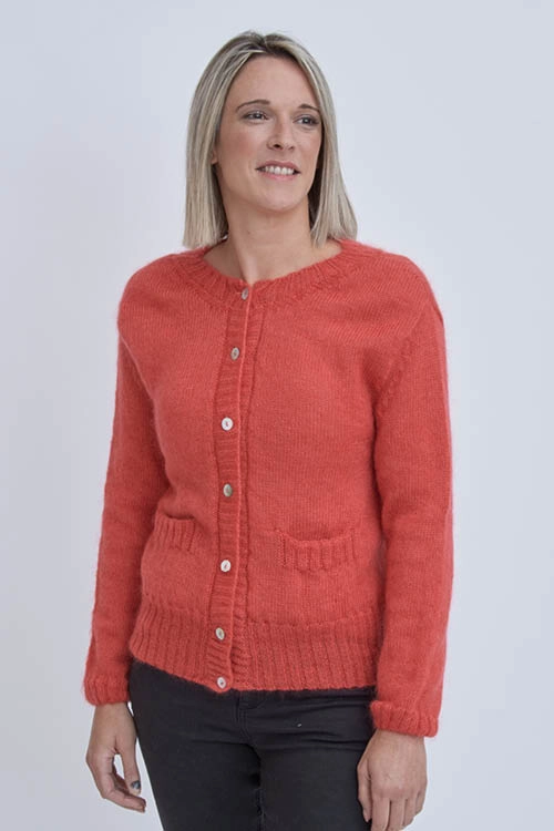 Gilet laine mohair poches gpm 4