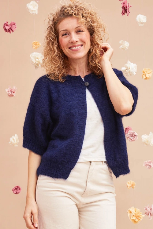 Gilet en laine capeline