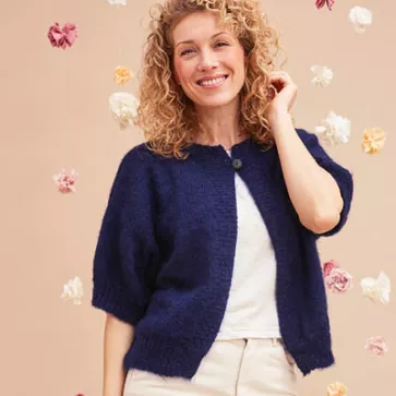 Gilet en laine capeline