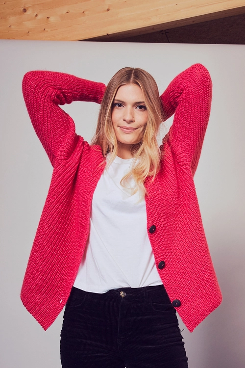 Gilet laine recyclee boblisa 2