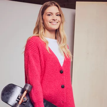 Gilet laine recyclée Lisa