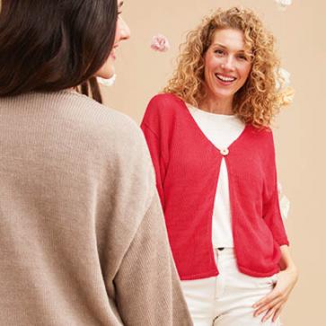 Gilet en lin pour femme