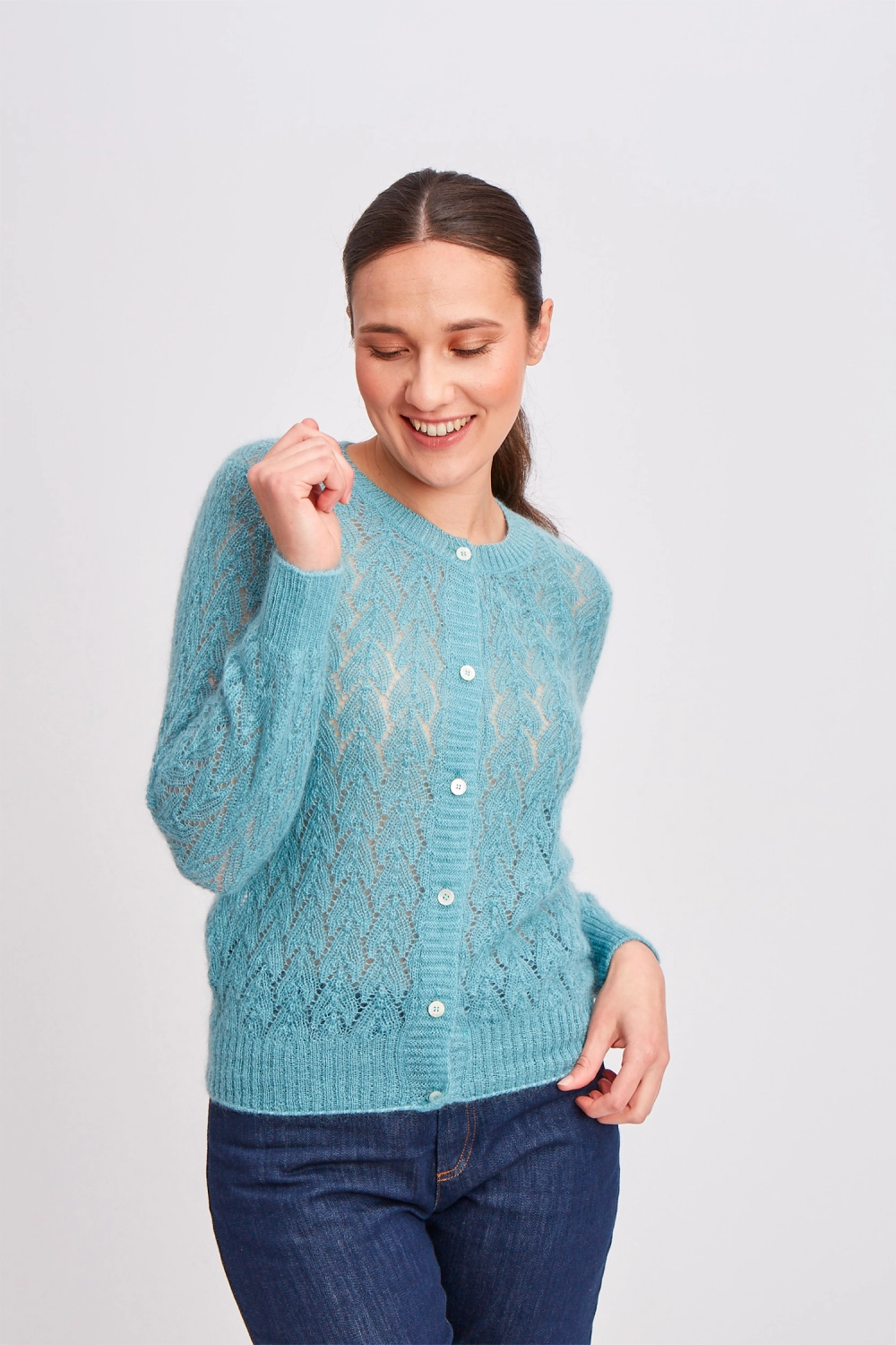 Gilet mohair ajoure gma bam 3