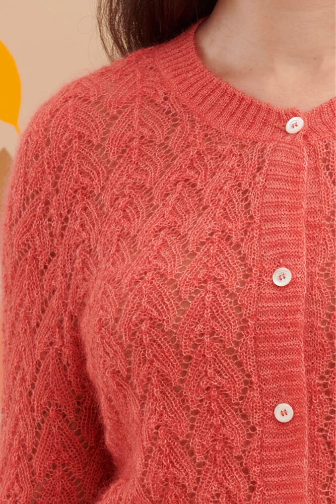Gilet mohair ajoure gma bam C